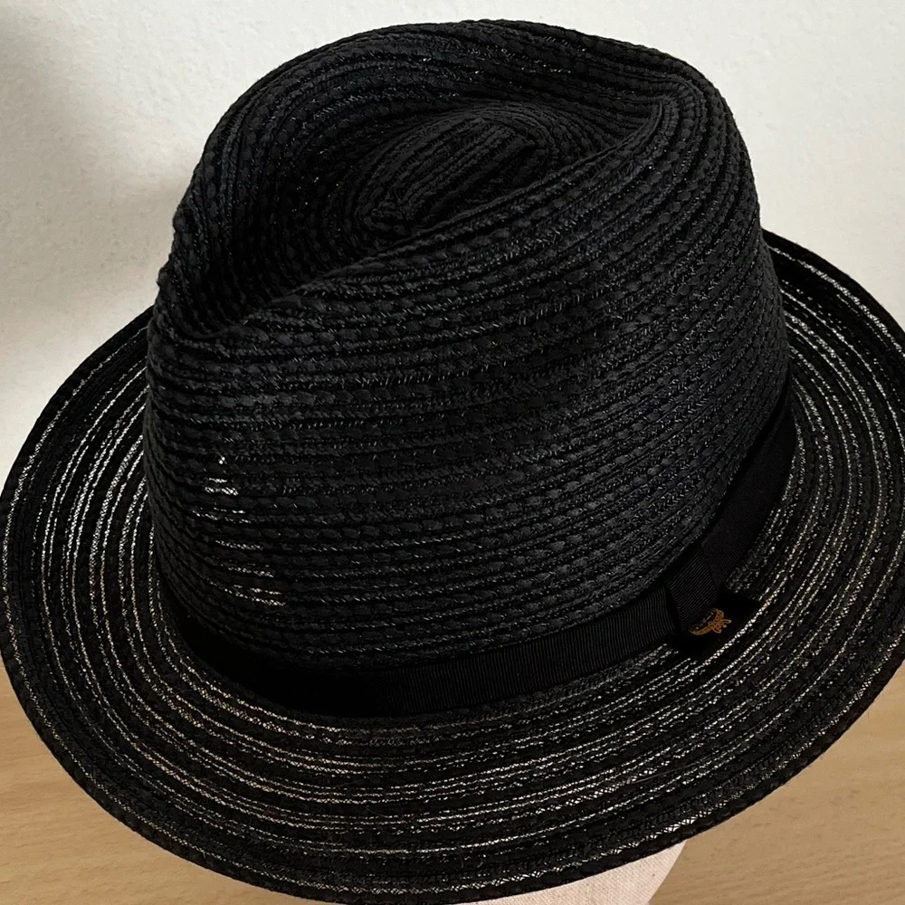 MCM Legere Black Hat Rare Fedora Bucket Japan Exclusive late 1990’s NWOT